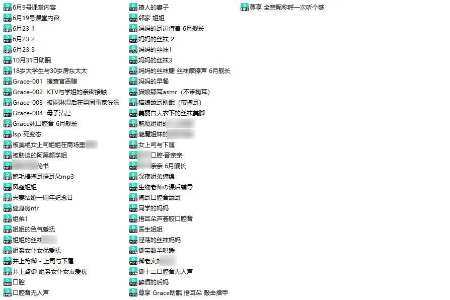 Grace御十二/井上鸢御舰长、哄睡助眠音声合集57部作品预览图