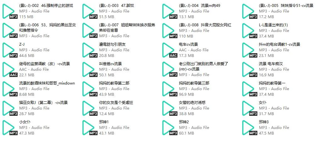 【流景】28部超长ASMR音声合集 (13.6小时) [沉浸体验/角色扮演/情景剧]