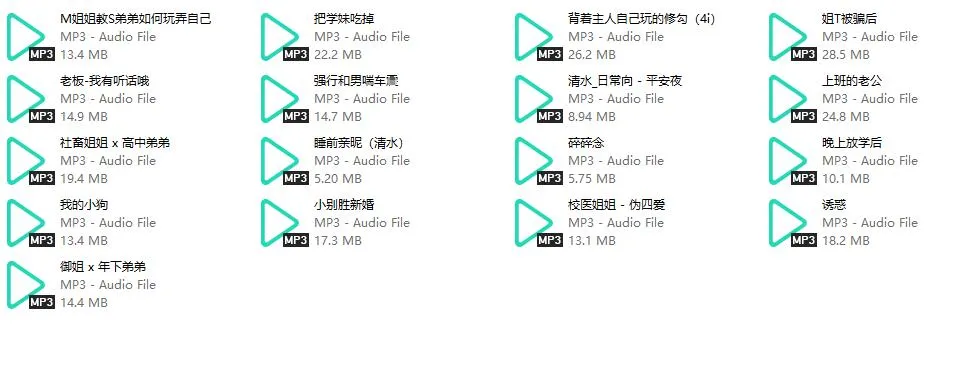 【Rain】剧情向中文音声合集17部