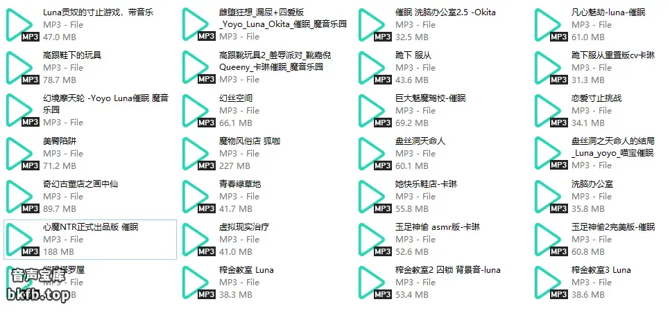 魔音乐园:中文音声合集28A 1